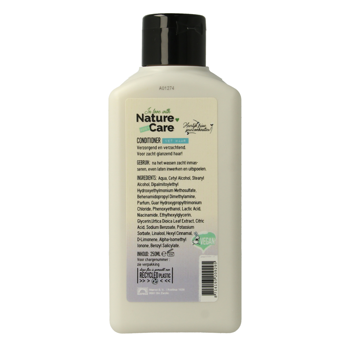 Nature Care Conditioner vet haar 250.00 Milliliter