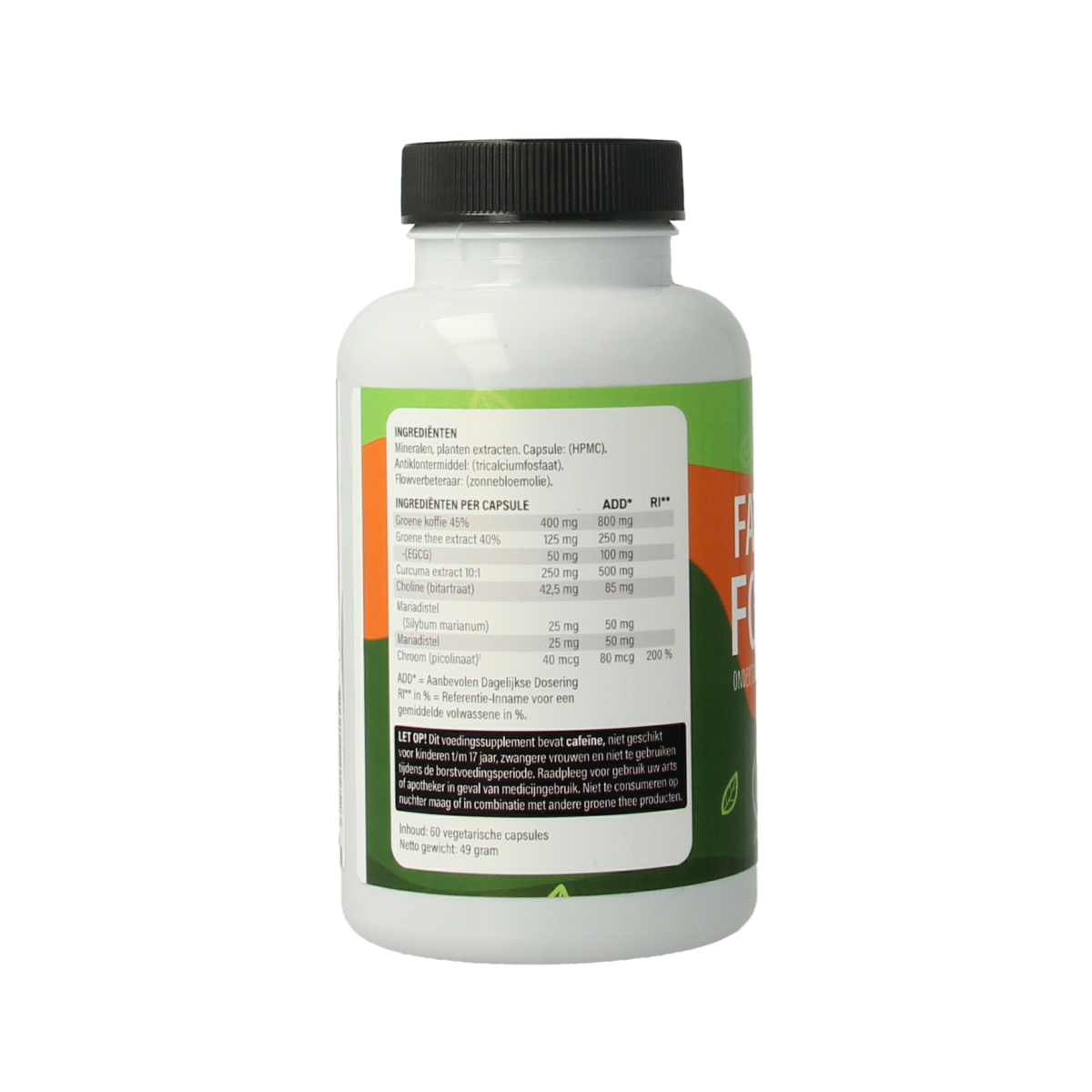 Nutriforce Green coffee fat burner 60.00 Capsules