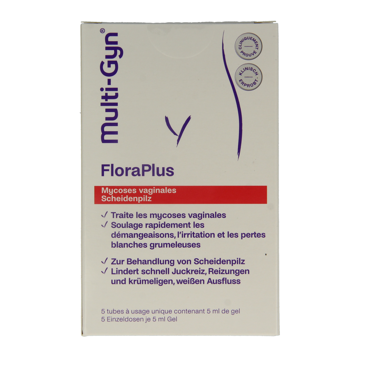 Multi GYN Floraplus tubes 5.00 Stuks
