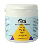 Clark Vitamine B5 pantotheenzuur 500mg 100 Vegetarische capsules