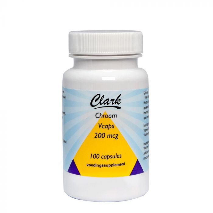 Clark Chroom 200mcg 100 Vegetarische capsules