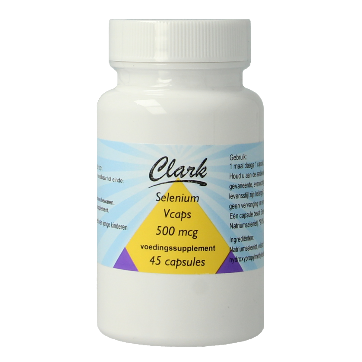 Clark Selenium 500mcg (Natrium Seleniet) 45.00 Capsules