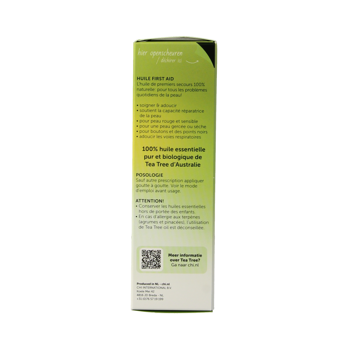 Chi Tea tree (eerste hulp) bio 20.00 Milliliter