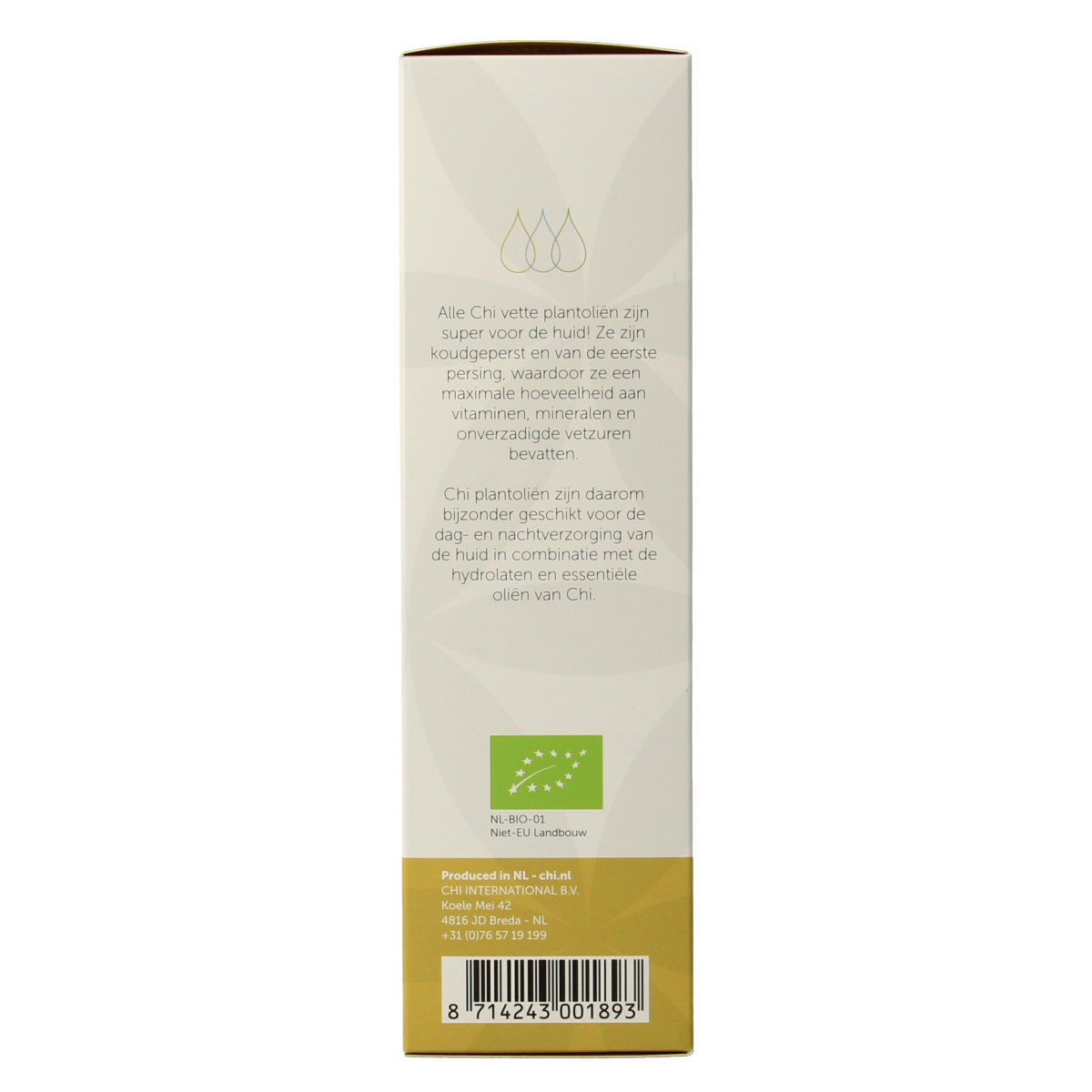 Chi Sesamzaad olie bio 100.00 Milliliter