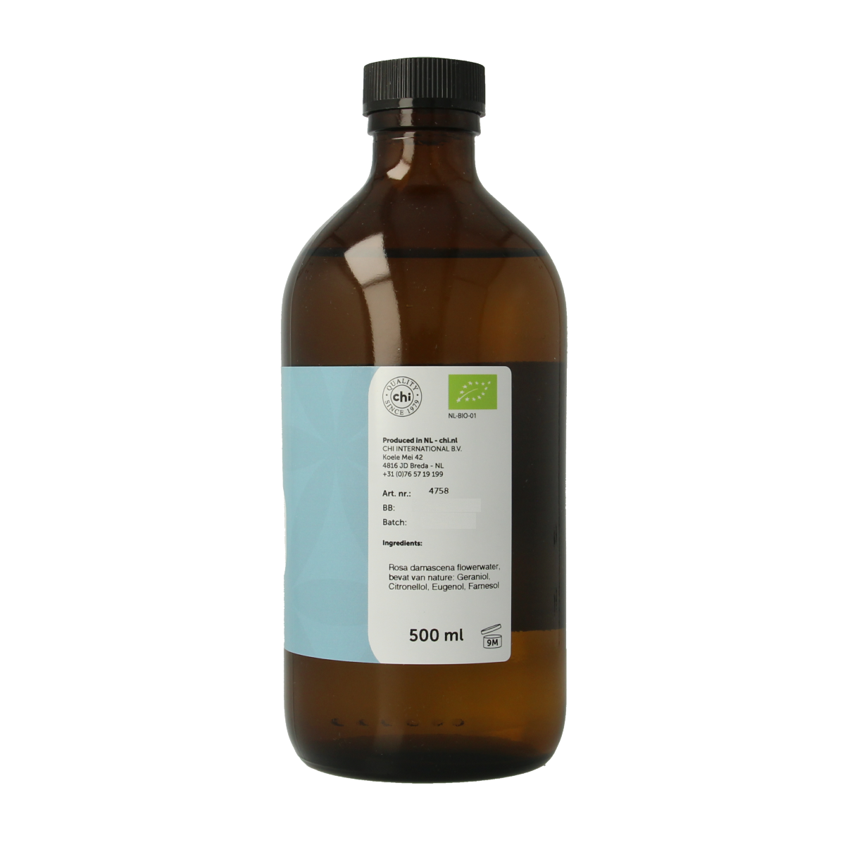 Chi Roos hydrolaat bio 500.00 Milliliter