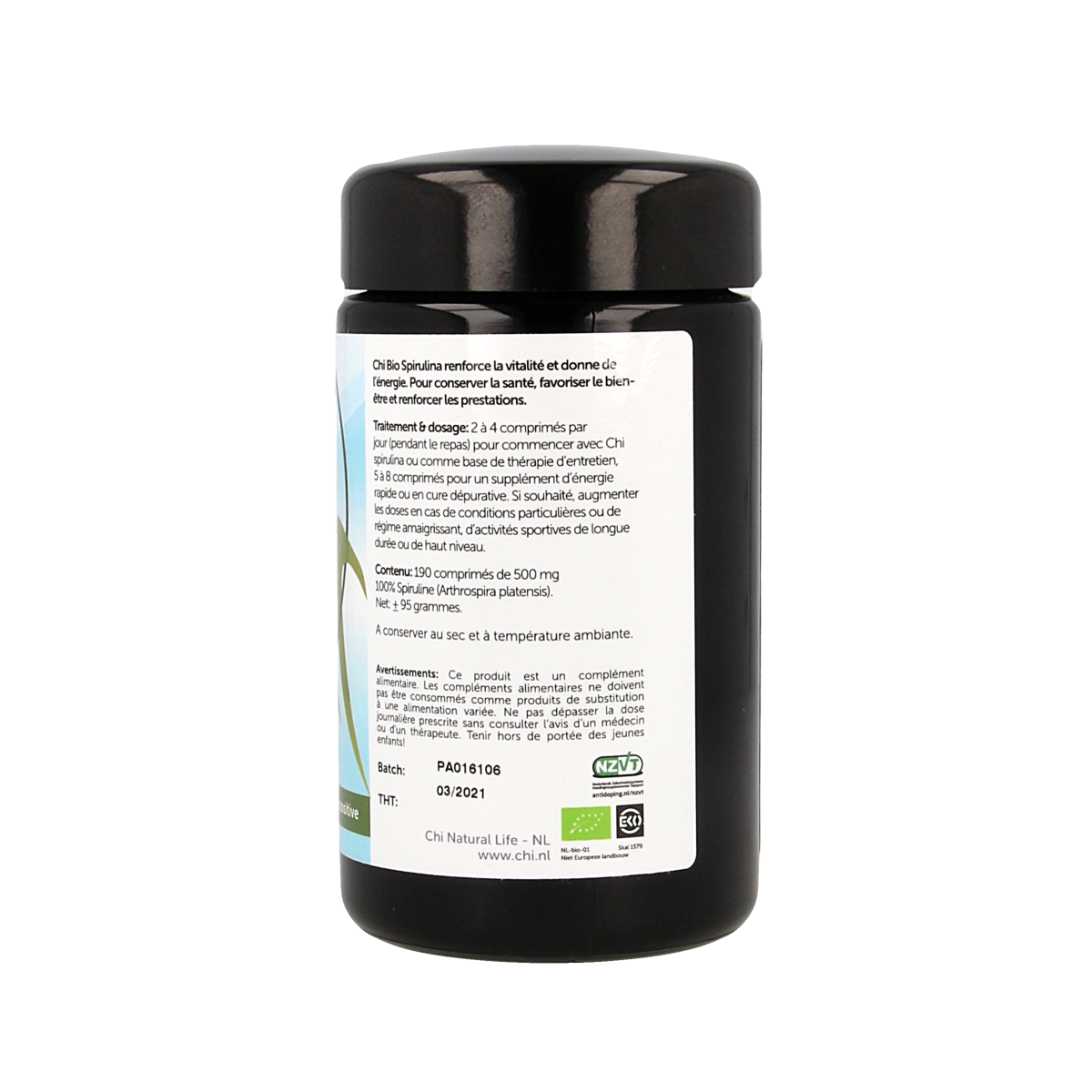 Chi Spirulina 500mg tabletten bio 190.00 Tabletten