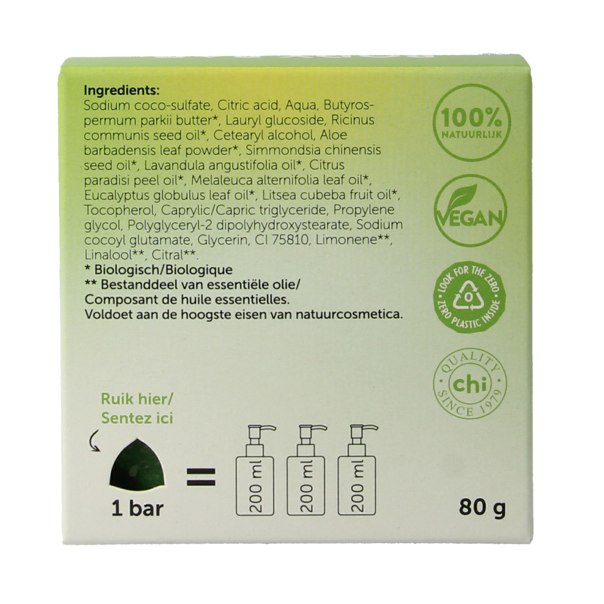 Chi Tea tree body bar 80.00 Gram