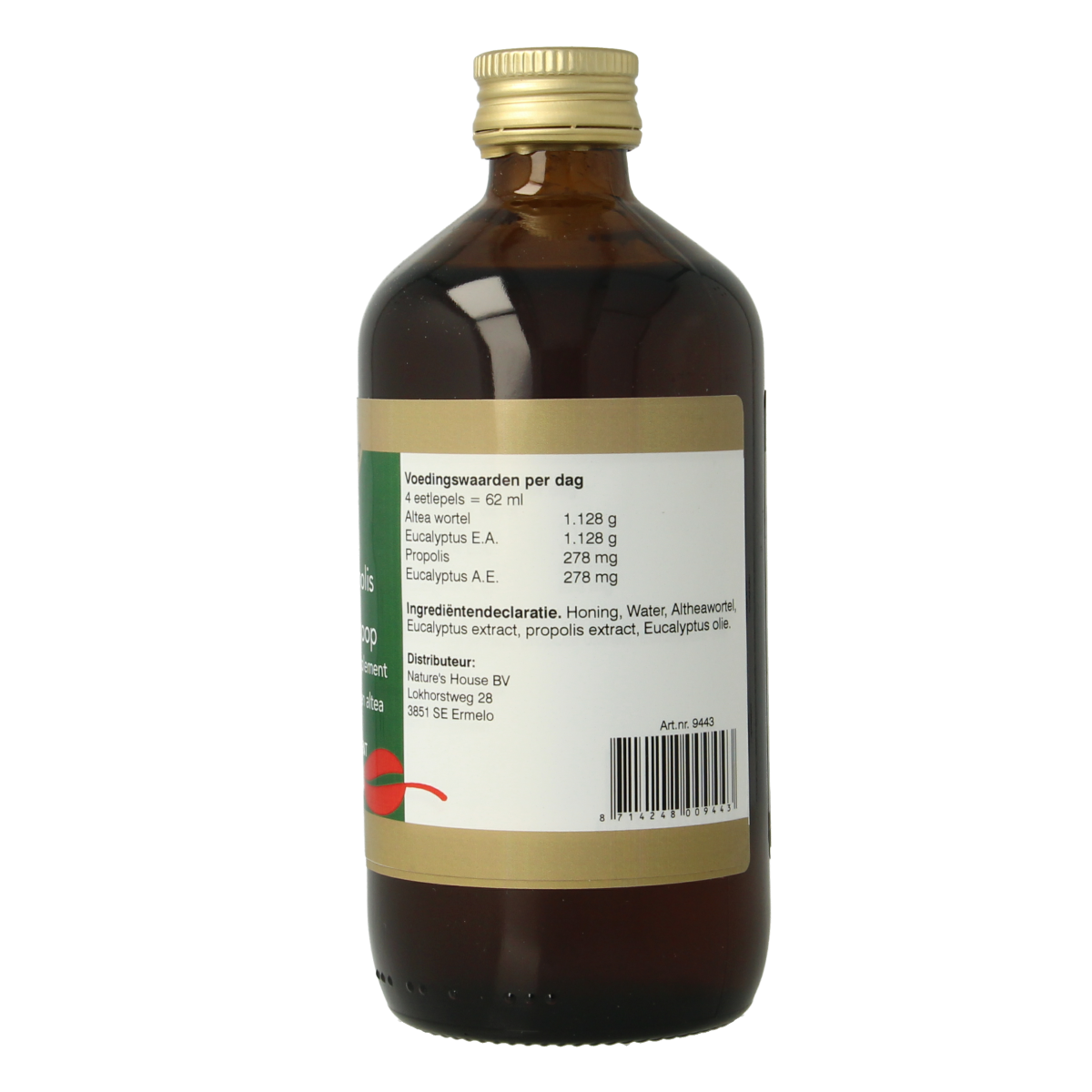 Natupharma Honing luchtwegensiroop 250.00 Milliliter