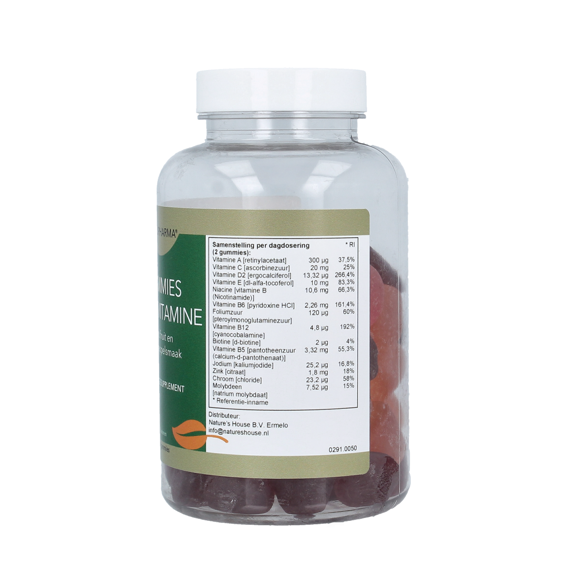 Natupharma Gummies multi vitamine roodfruit/sinaasappel 50.00 Gummies