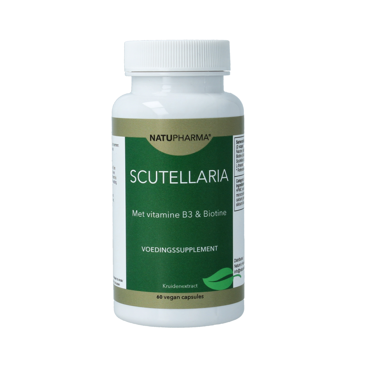Natupharma Scutellaria vitamine B3 biotine 60.00 Capsules