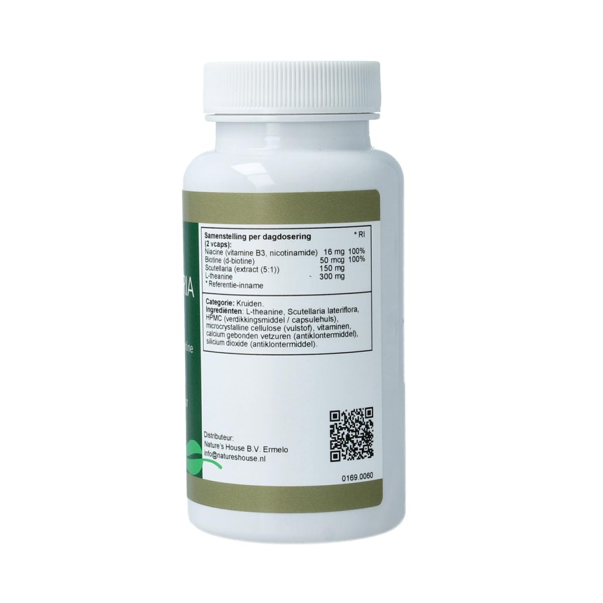 Natupharma Scutellaria vitamine B3 biotine 60.00 Capsules