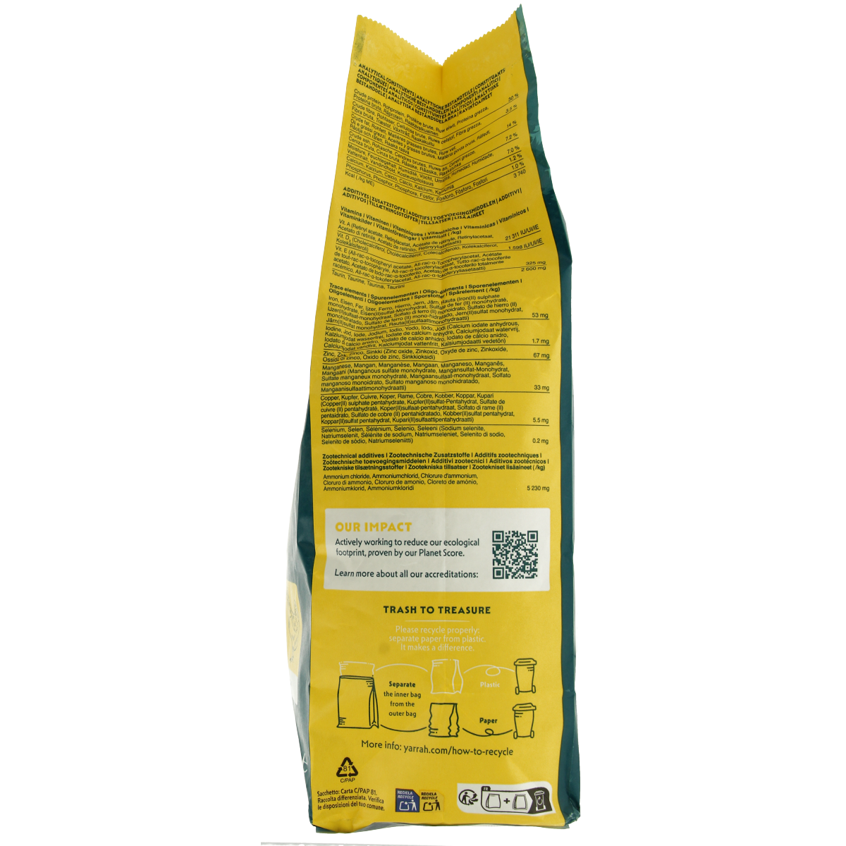 Yarrah Adult kattenvoer met kip bio 2400.00 Gram