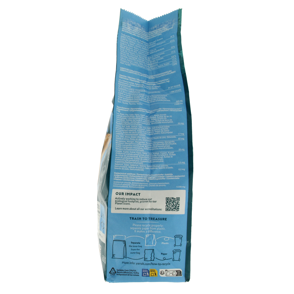 Yarrah Adult kattenvoer met vis en kip bio 800.00 Gram