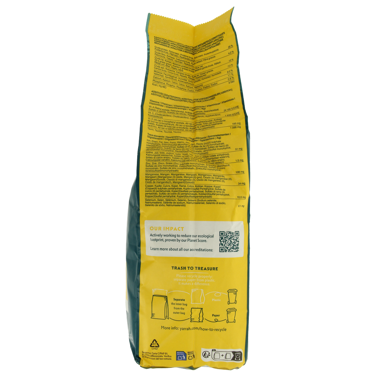 Yarrah Adult hondenvoer met kip bio MSC 2000.00 Gram