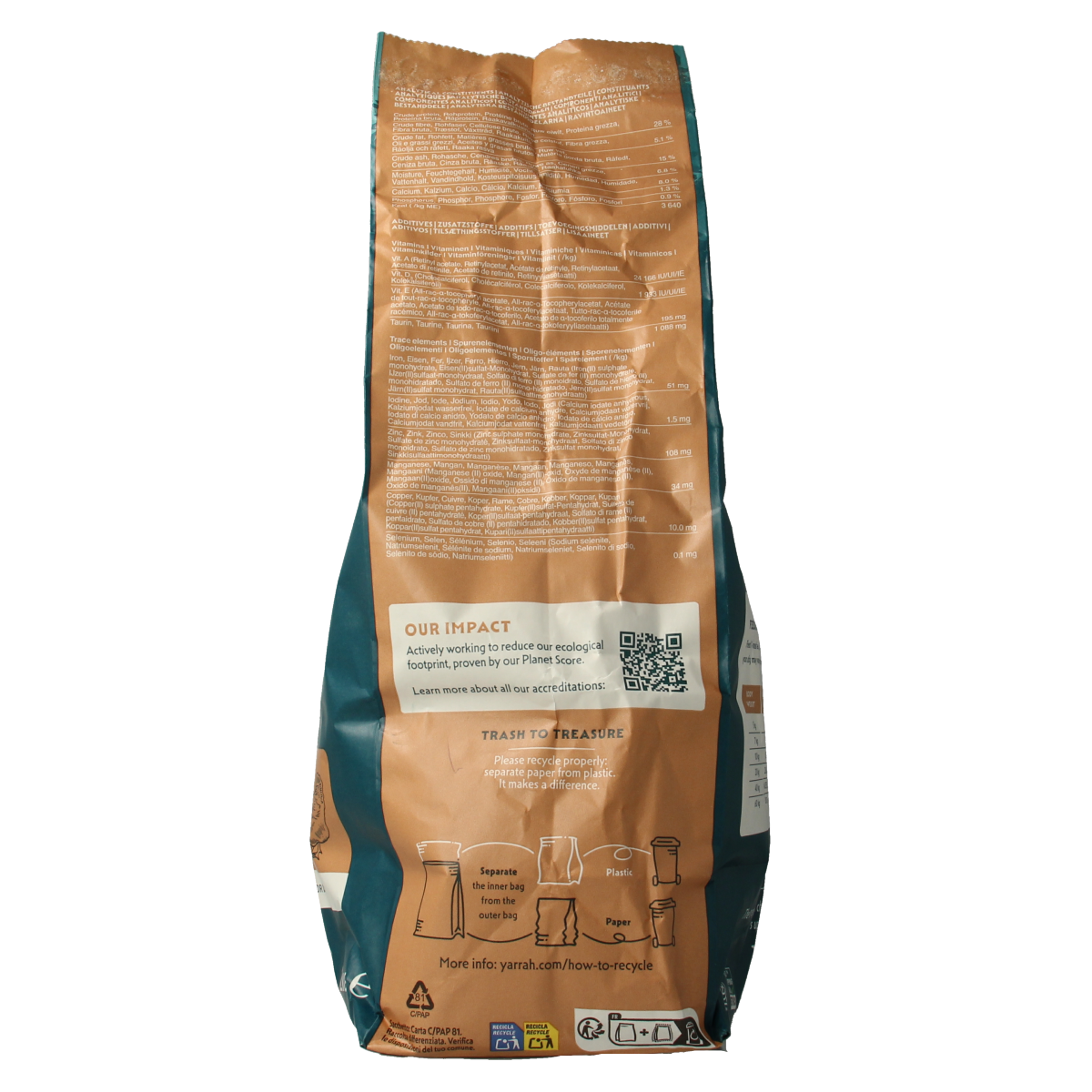 Yarrah Hondenvoer grainfree bio 2000.00 Gram