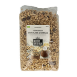 De Halm Crunchy havergranola chocolade/banaan bio 1 Kilogram