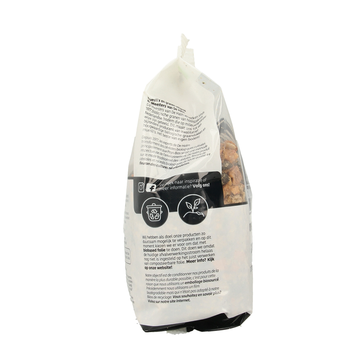 De Halm Ovengebakken mix appel en kaneel bio 400.00 Gram