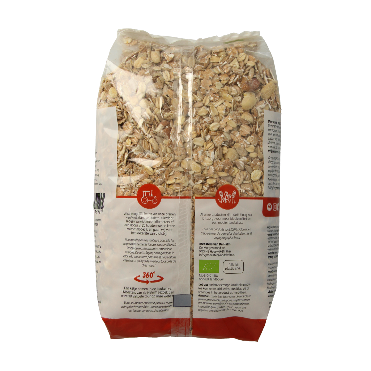 De Halm Muesli noten bio 750.00 Gram