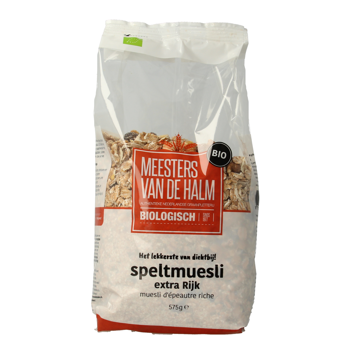 De Halm Muesli spelt extra rijk bio 575.00 Gram