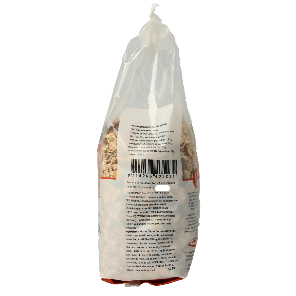 De Halm Muesli spelt extra rijk bio 575.00 Gram