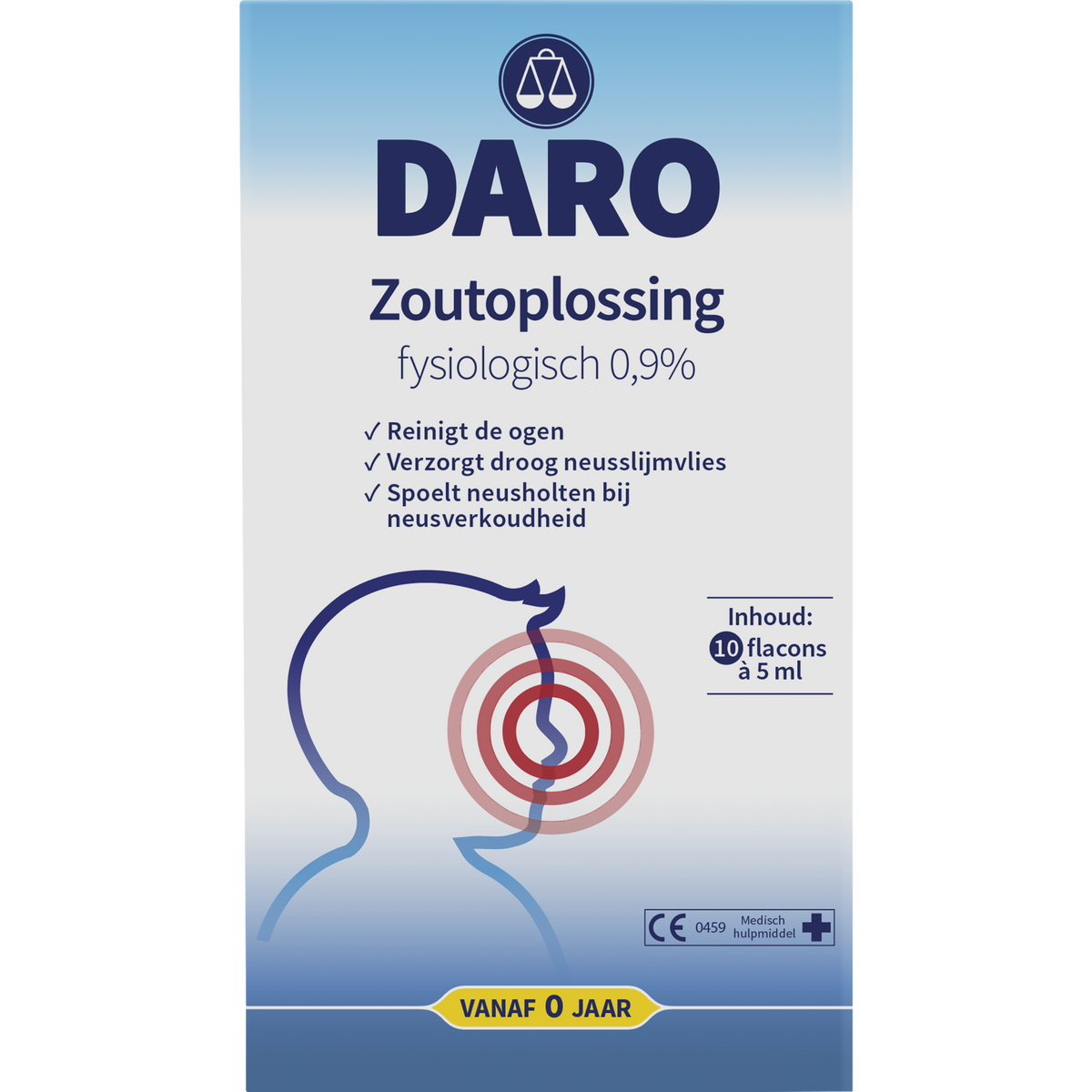 Daro Kind fysiologische zoutoplossing 5ml 10.00 Ampullen