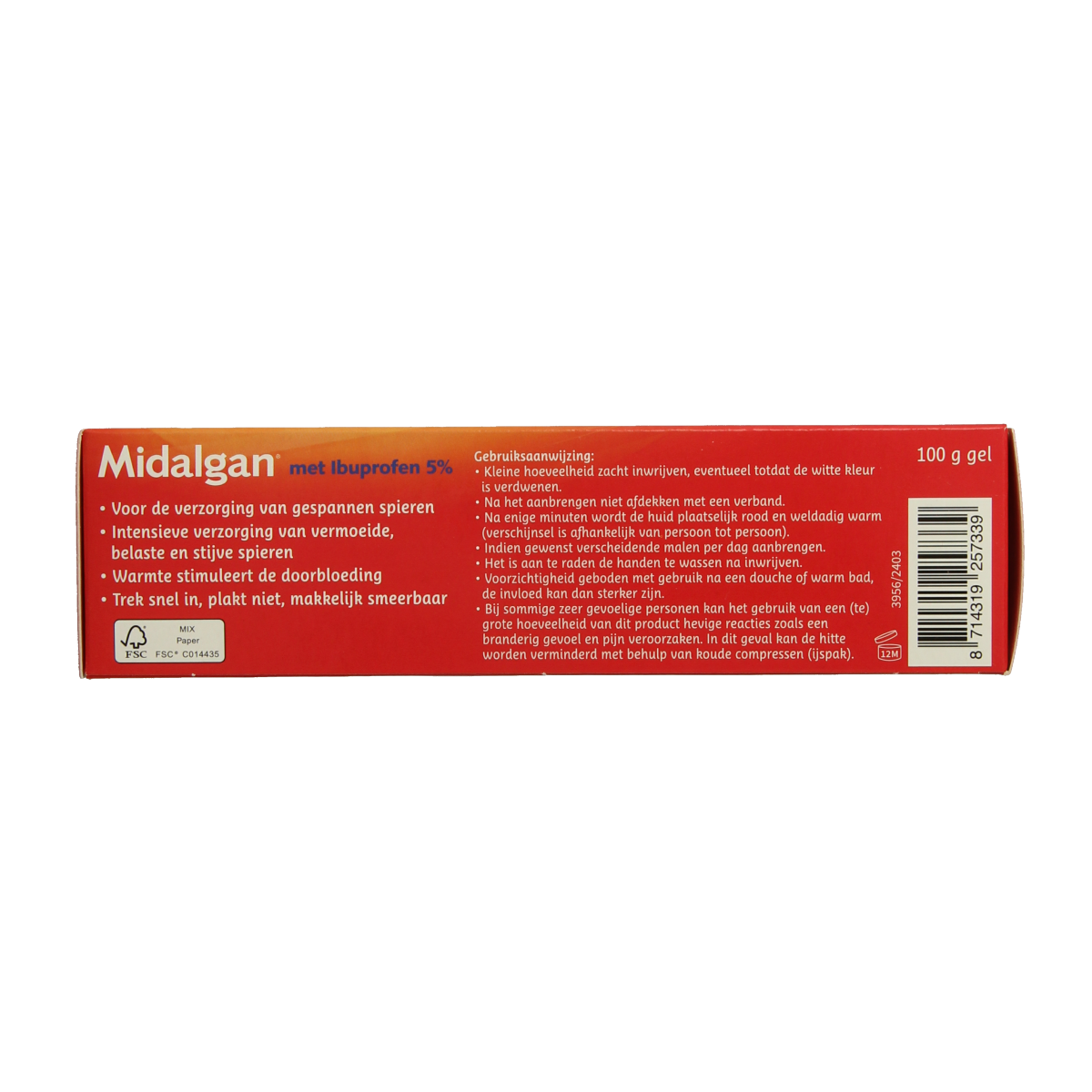 Midalgan 4 in 1 gel + 5% ibuprofen 100.00 Gram