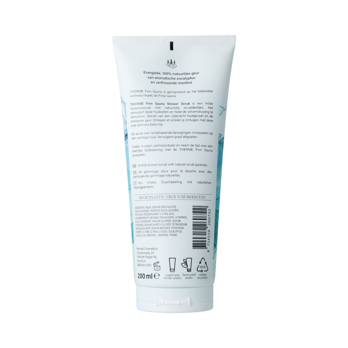 Therme Therme Finn Sauna Shower Scrub 200ml 200.00 Milliliter