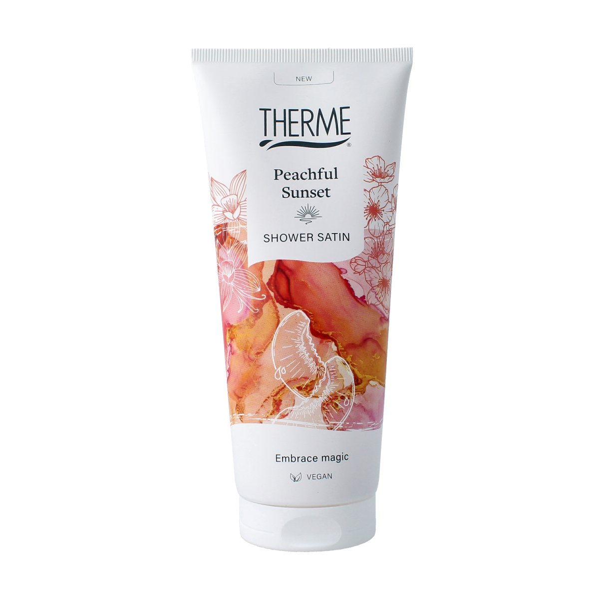 Therme Peachful sunset shower satin 200.00 Milliliter