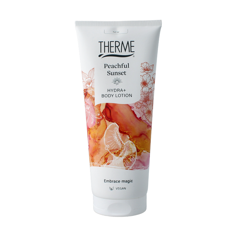 Therme Peachful sunset hydra+ body lotion 200 Milliliter