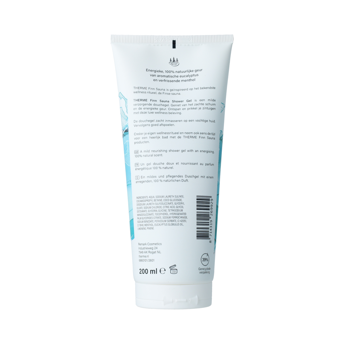 Therme Therme Finn Sauna Shower Gel 200.00 Milliliter