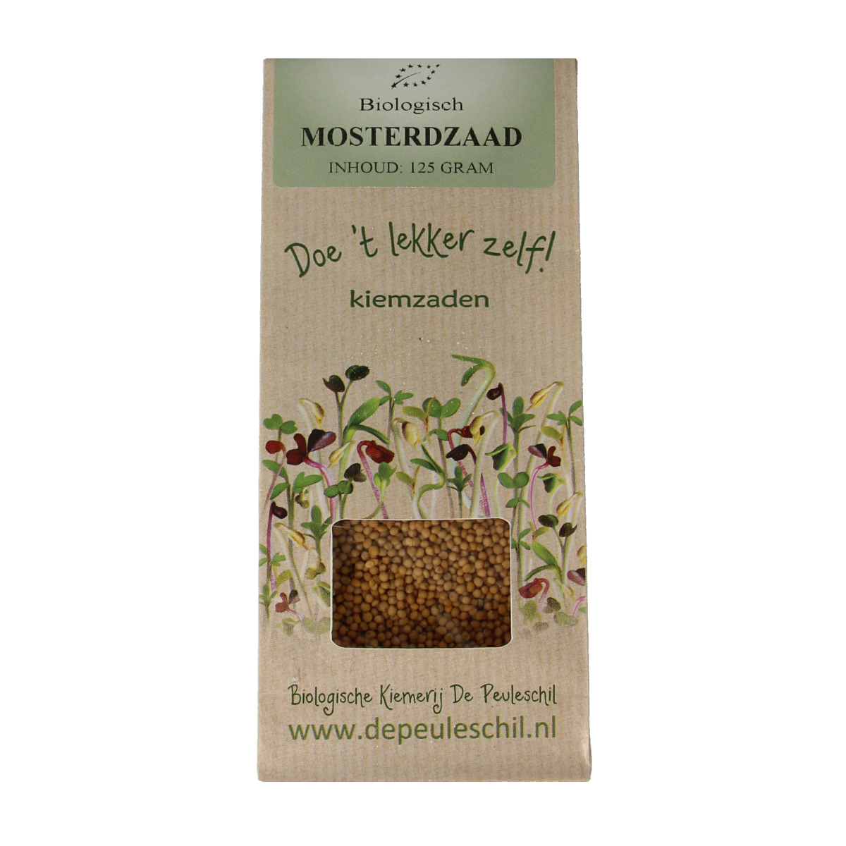 Peuleschil Mosterdzaad bio 135.00 Gram
