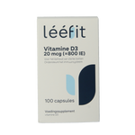 Leefit Vitamine D3 20mcg 100.00 Softgels