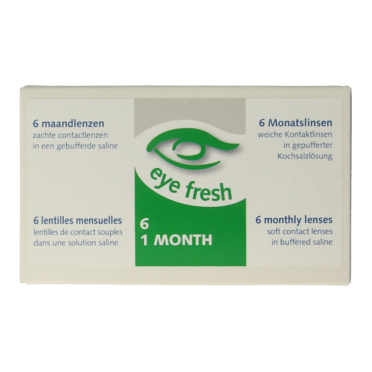 Eyefresh Maandlenzen -1.50  6.00 Stuks