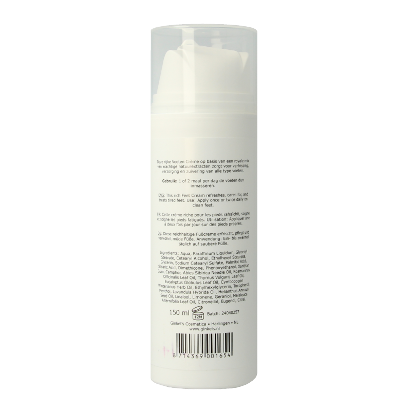Ginkel's Voetencreme 150 Milliliter