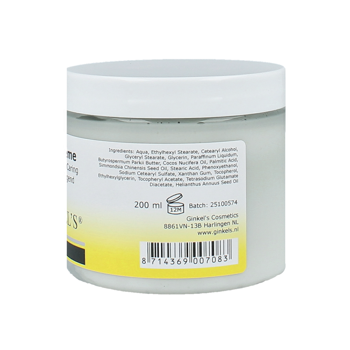 Ginkel's Uiercreme verzorgend 200.00 Milliliter