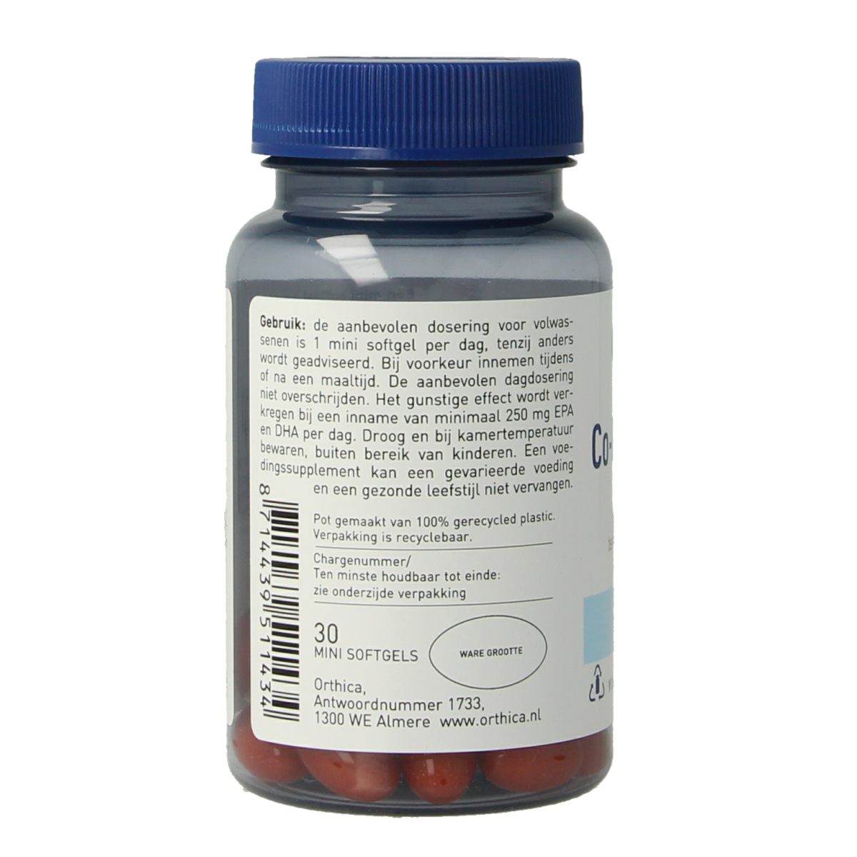 Orthica Co-enzym Q10 100 30.00 Softgels