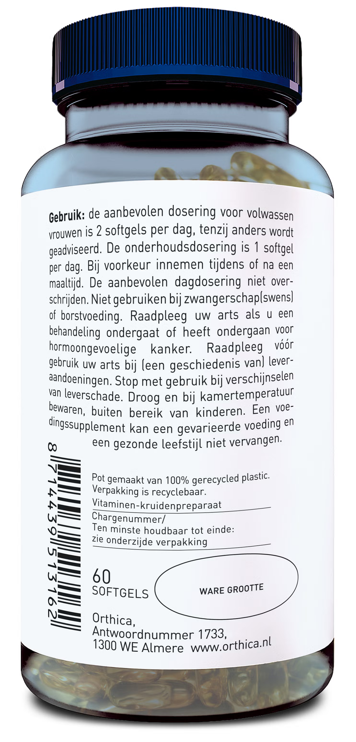 Orthica Menopauze support 60.00 Softgels