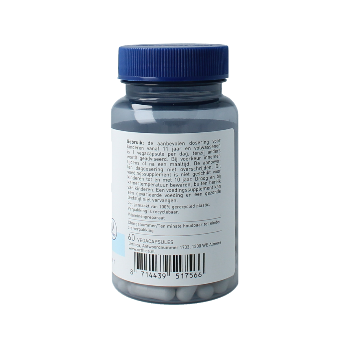 Orthica Vitamine D-75 60.00 Vegetarische capsules