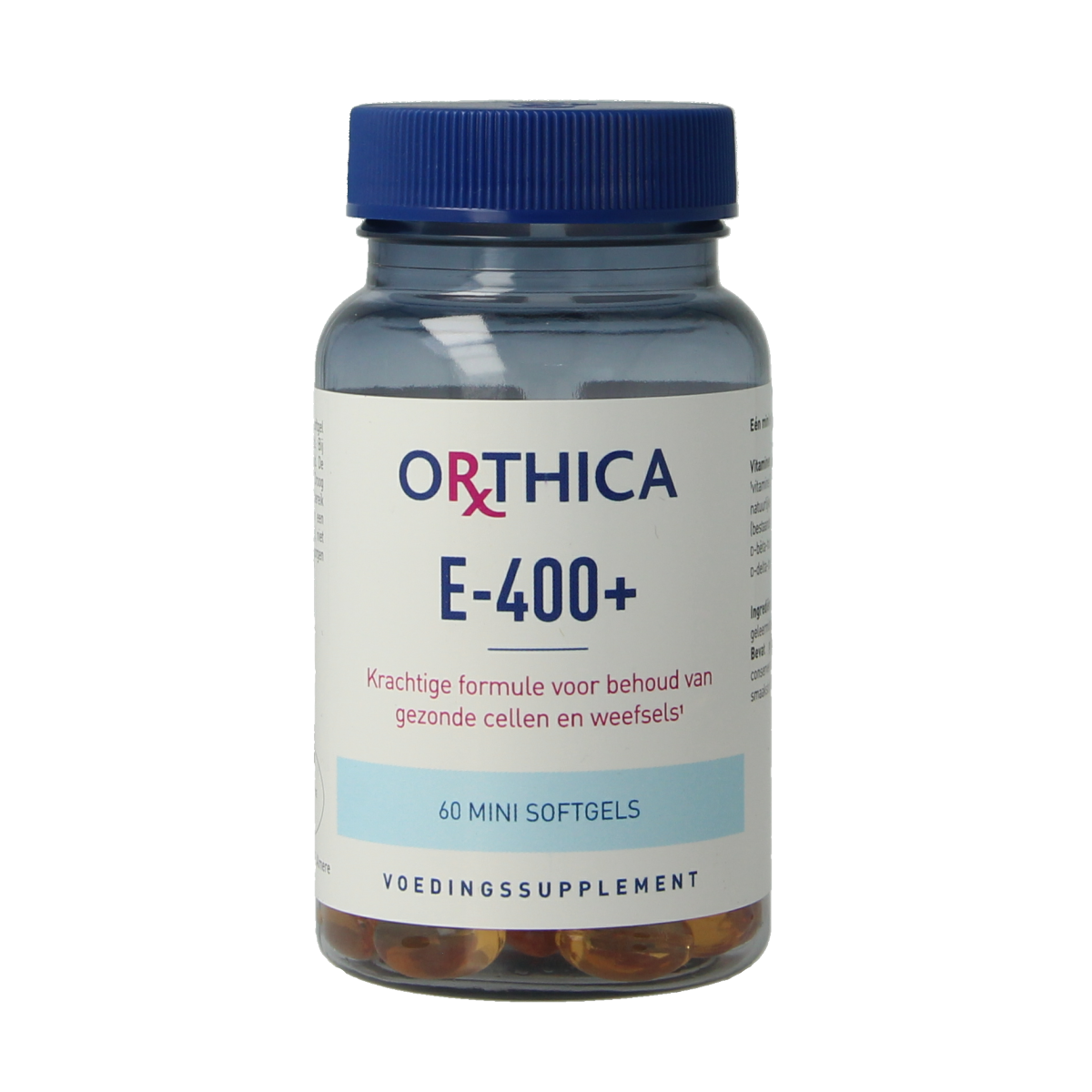 Orthica Vitamine E-400+ 60.00 Softgels