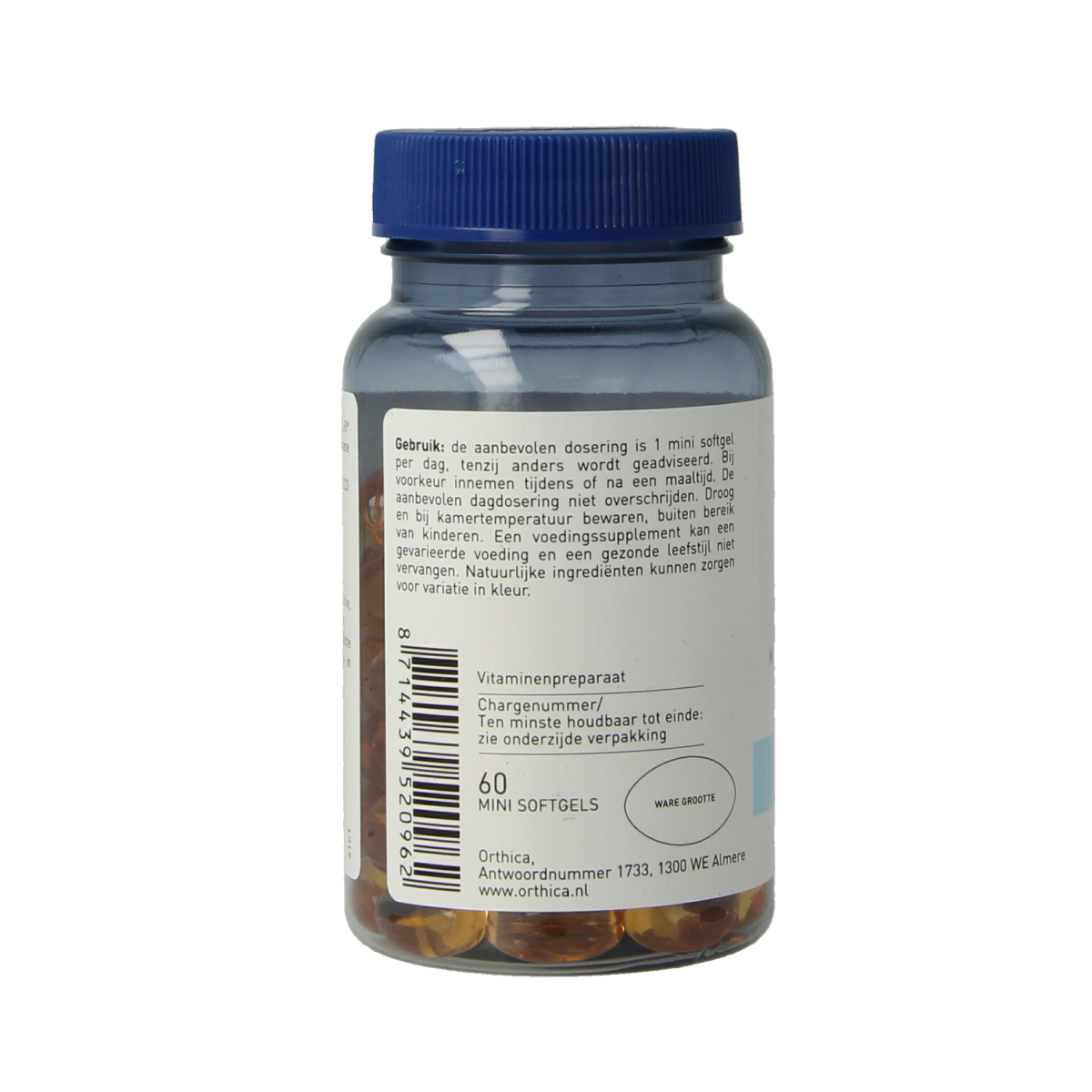 Orthica Vitamine E-400+ 60.00 Softgels