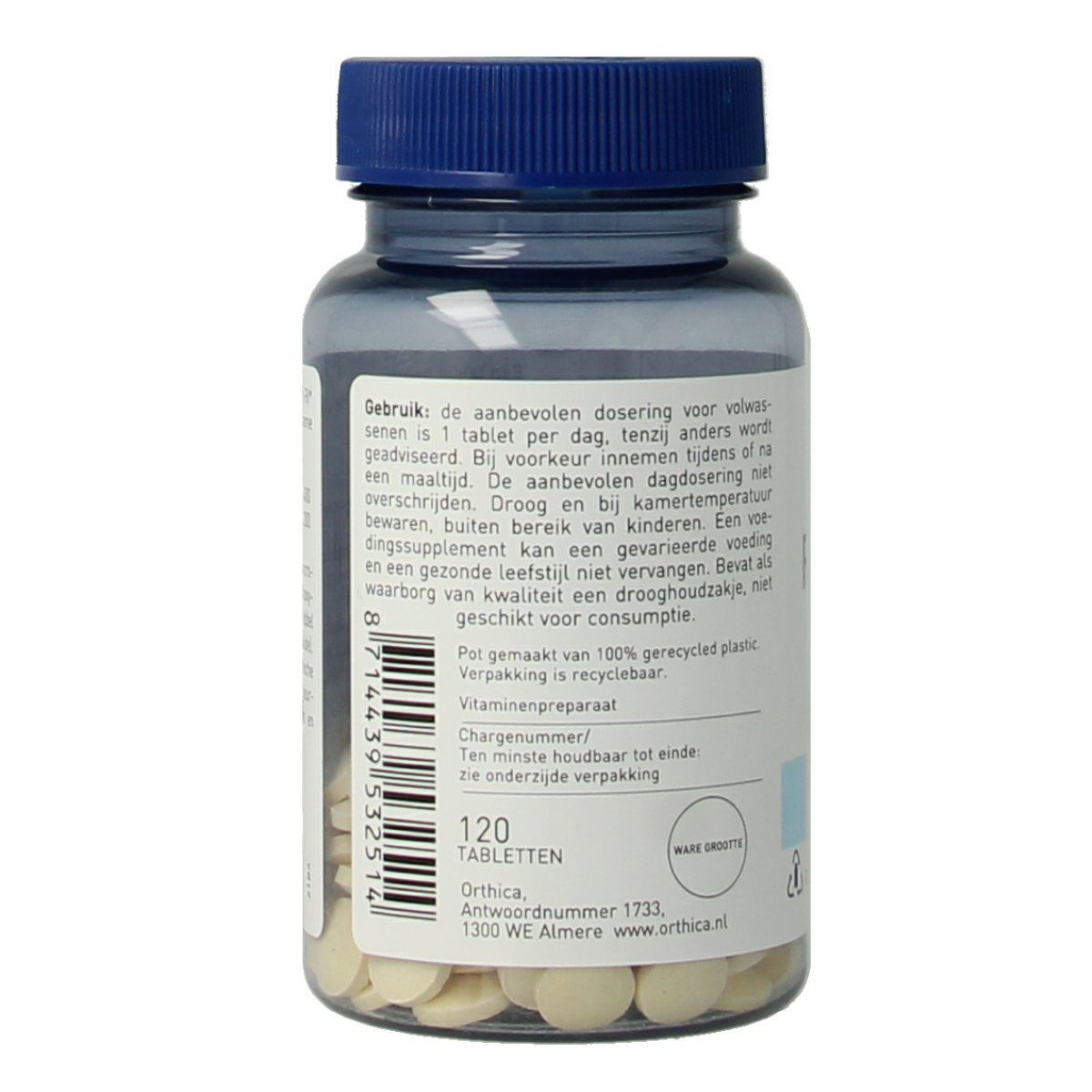 Orthica Foliumzuur 800 120.00 Tabletten