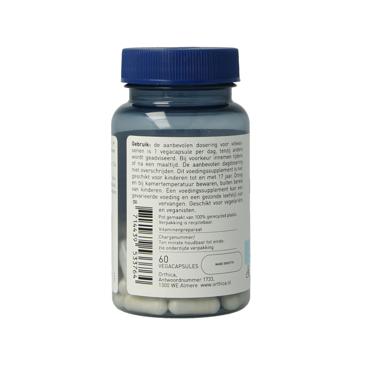 Orthica B6-10 Co-enzym 60.00 Vegetarische capsules