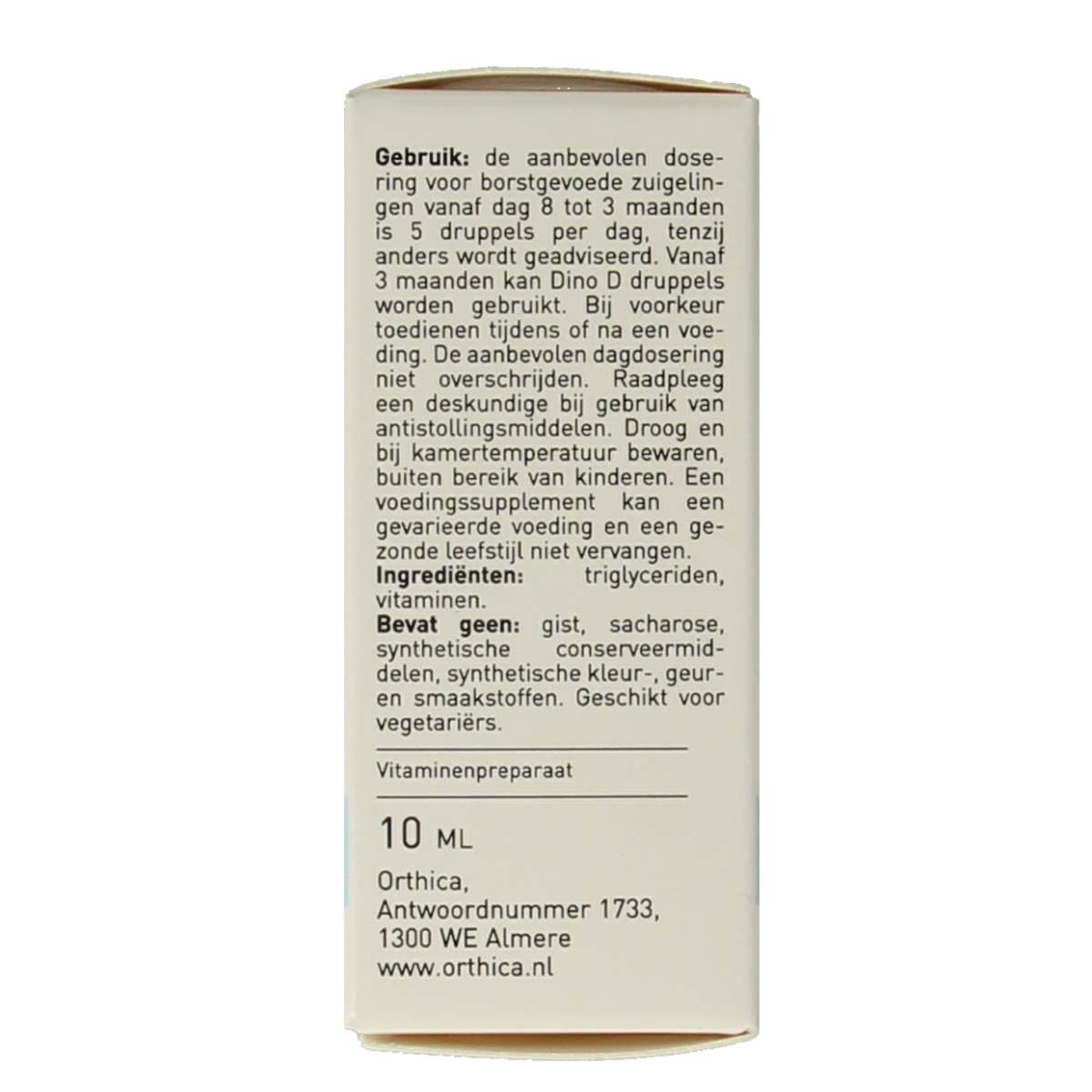 Orthica Vitamine K & D zuigeling 10.00 Milliliter