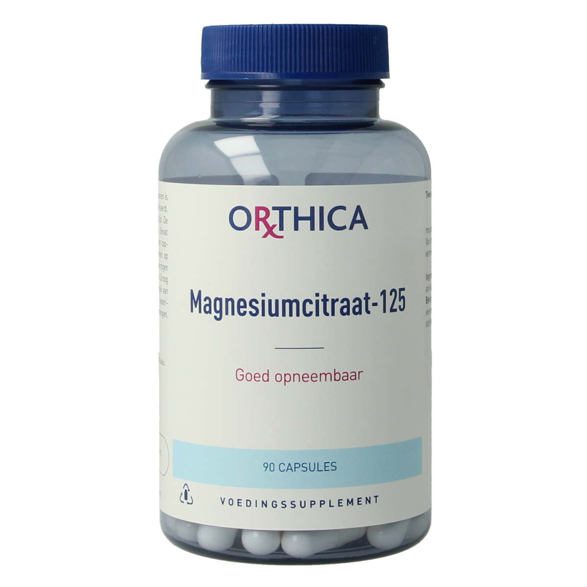 Orthica Magnesium citraat 125 90.00 Capsules