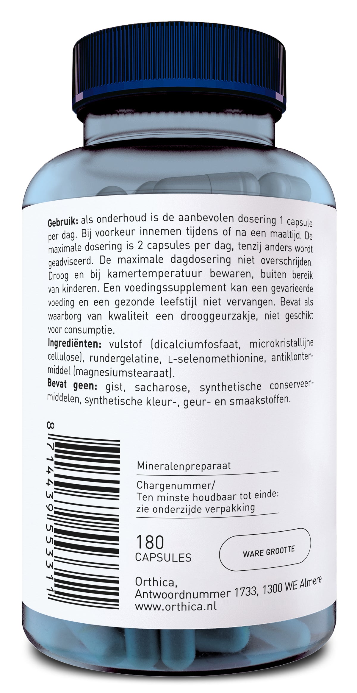 Orthica L-Selenomethionine 100 180.00 Capsules