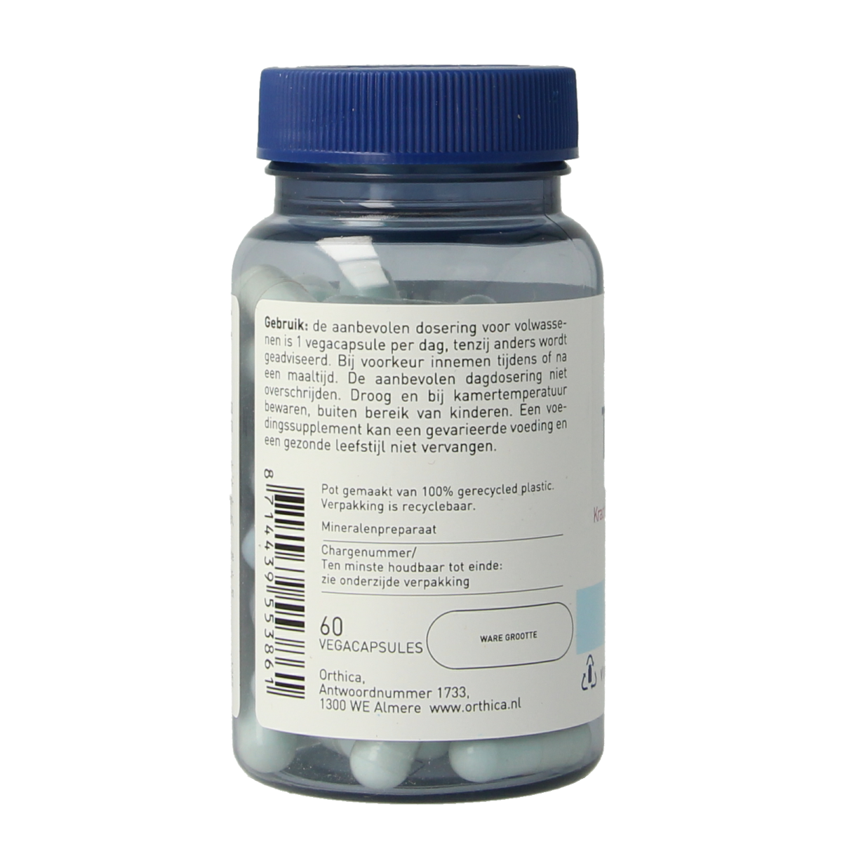 Orthica Tri zink 25 60.00 Capsules
