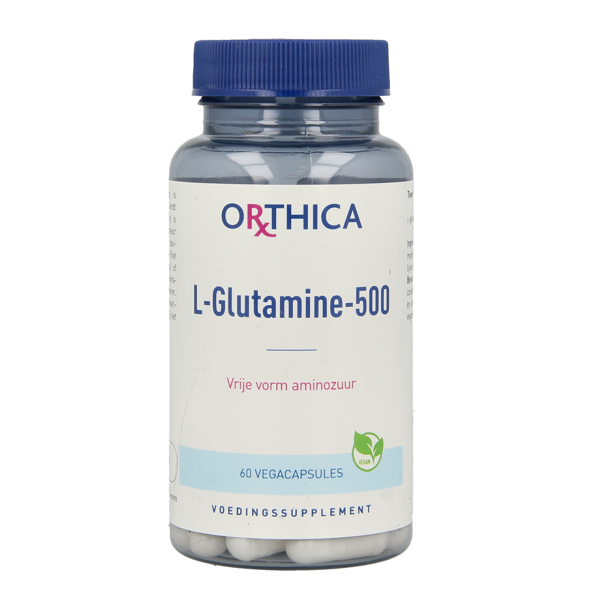 Orthica L-Glutamine 500 60.00 Vegetarische capsules