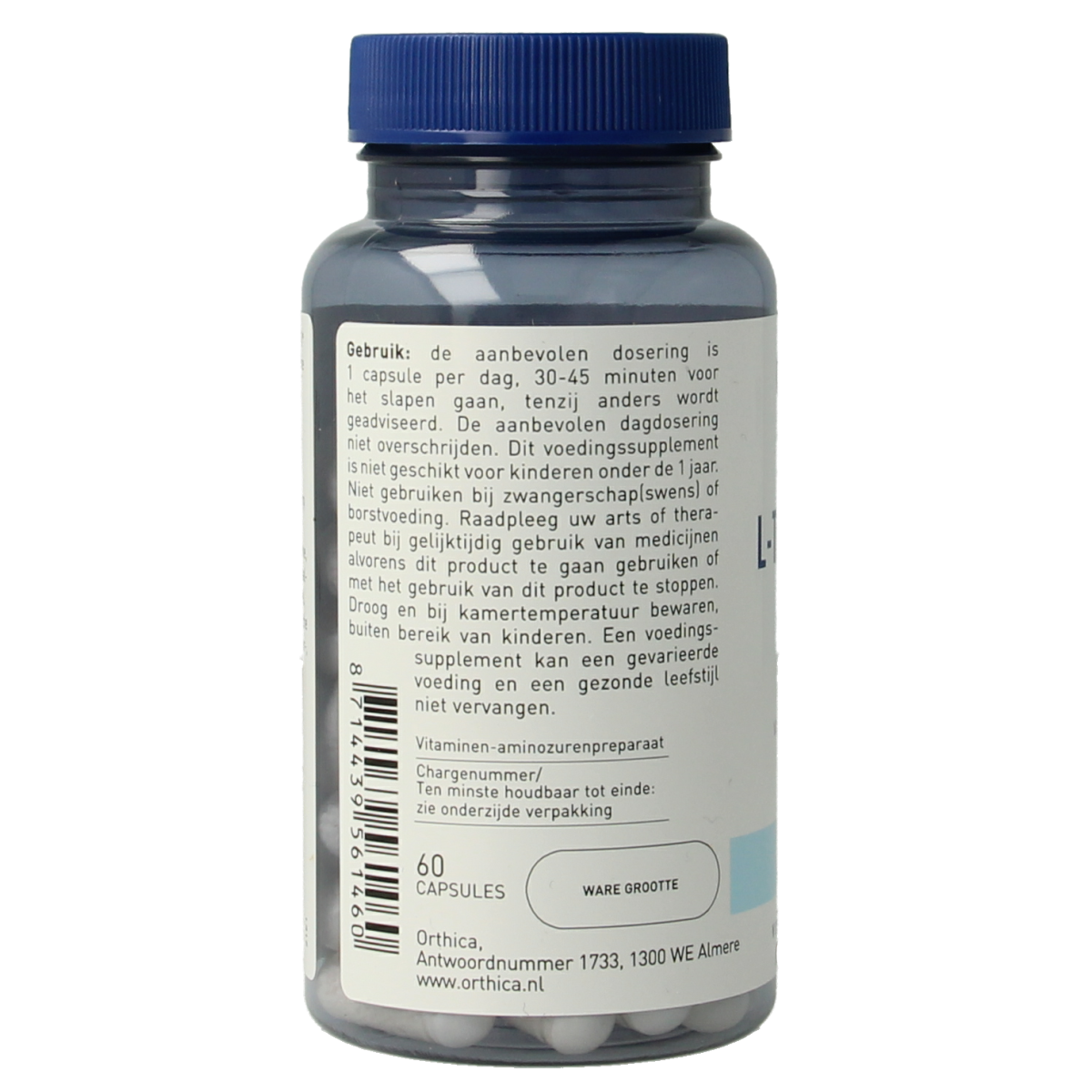 Orthica L-Tryptofaan 400 60.00 Capsules