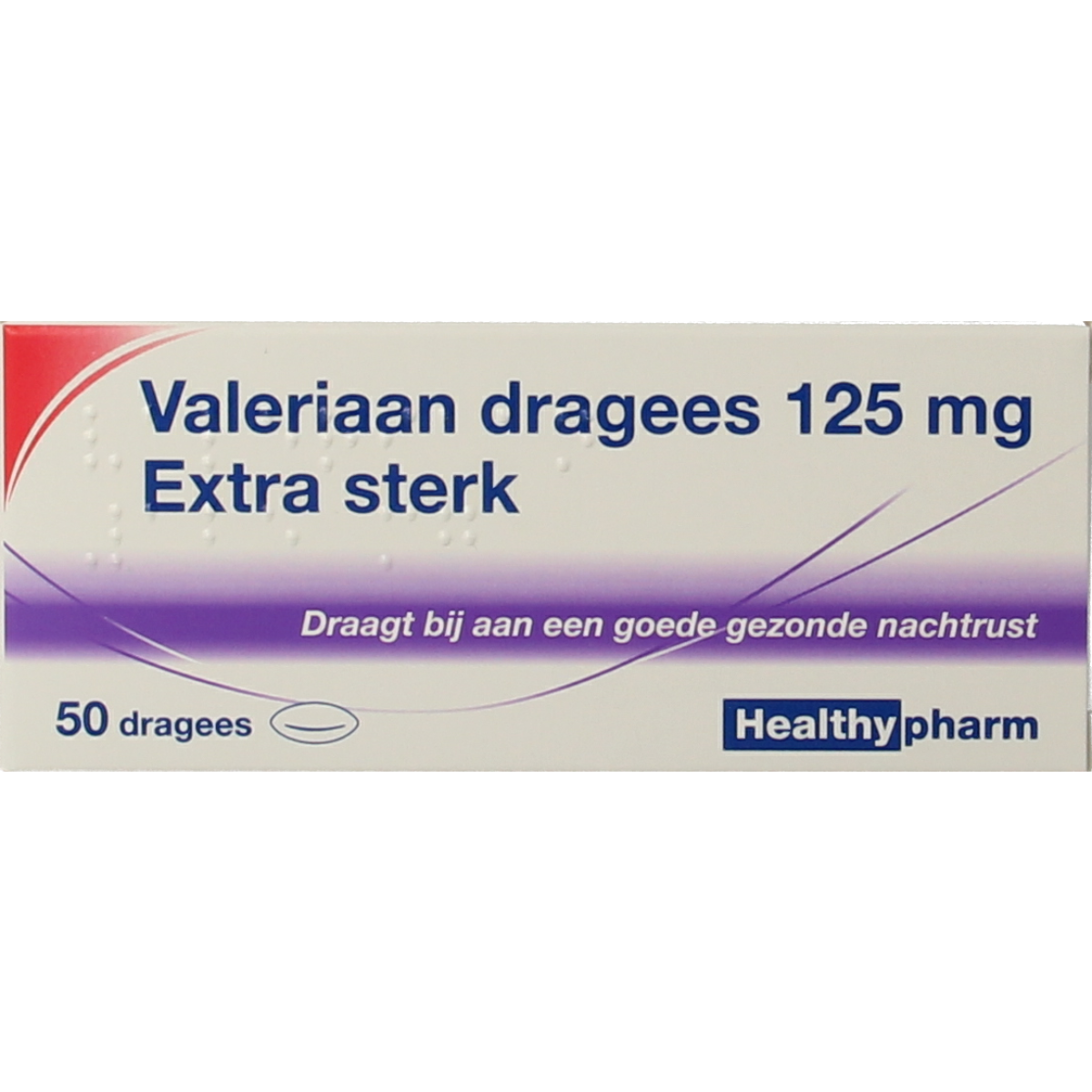 Healthypharm Valeriaan extra sterk 125mg 50.00 Dragees