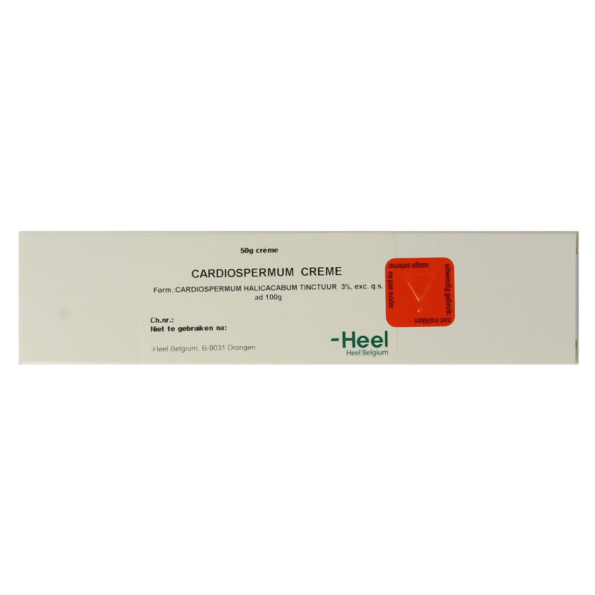Homeoden Heel Cardiospermum creme 50.00 Gram